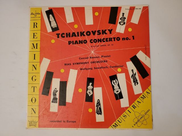 Conrad Hansen, RIAS Symphony Orchestra Tchaikovsky Piano Concerto No. 1 vinyl record