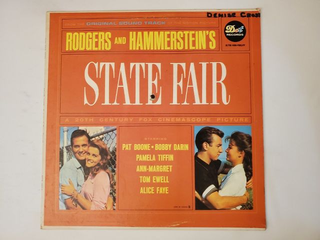 Rodgers and Hammerstein State Fair vinyl record