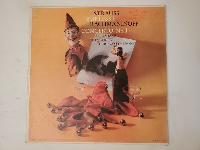 Byron Janis, Fritz Reiner, Chicago Symphony Strauss: Burleske / Rachmaninoff: Concerto No. 1 vinyl record
