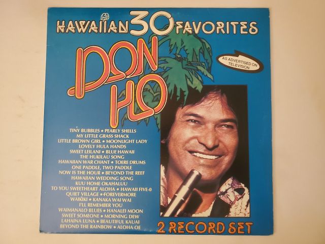 Don Ho Hawaiian 30 Favorites vinyl record