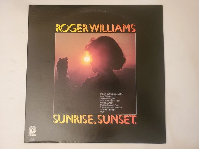 Roger Williams Sunrise, Sunset vinyl record