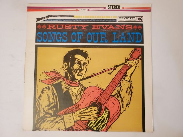 Rusty Evans Songs of Our Land vinyl record