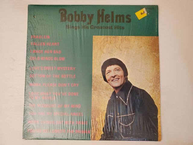 Bobby Helms Sings His Greatest Hits vinyl record