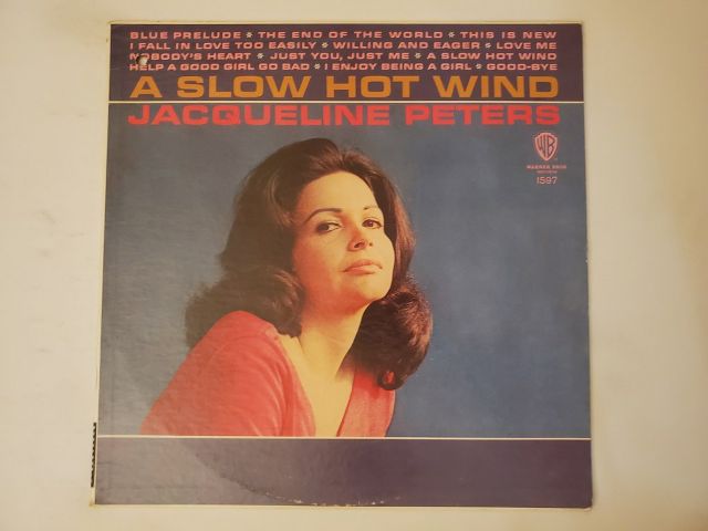 Jacqueline Peters A Slow Hot Wind vinyl record