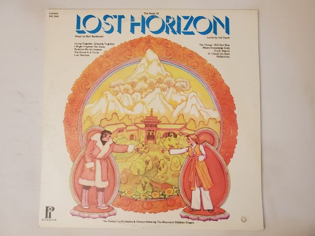 Burt Bacharach Lost Horizon vinyl record