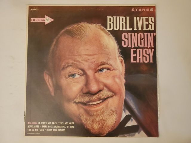 Burl Ives Singin' Easy vinyl record