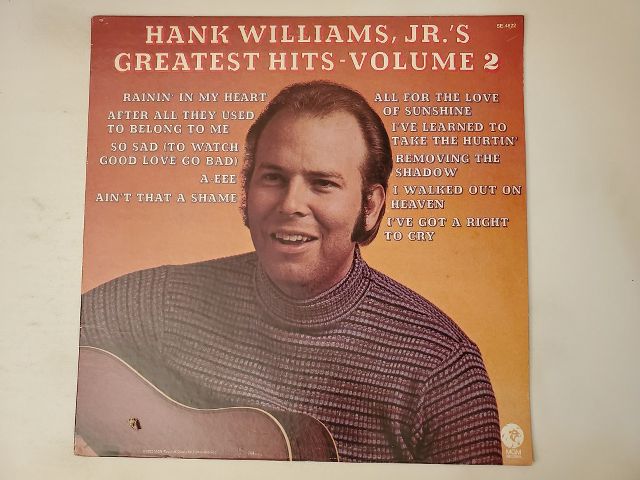 Hank Williams Jr Greatest Hits Volume 2 vinyl record