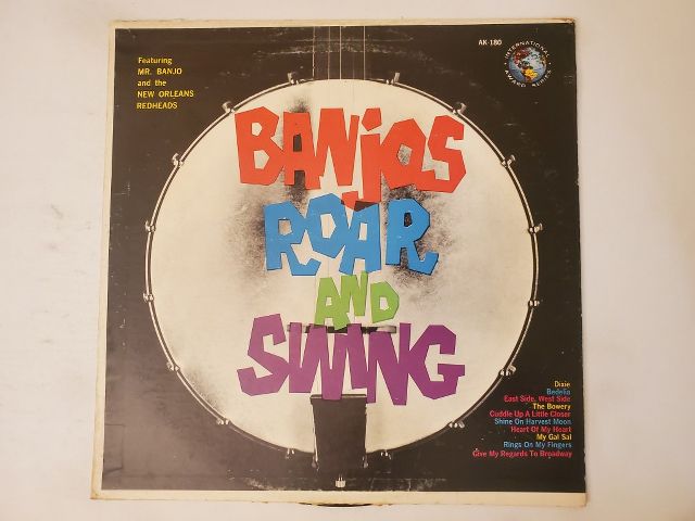 Mr. Banjo and the New Orleans Redheads Banjos Roar and Swing vinyl record