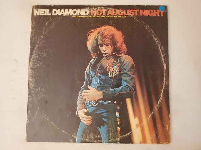 Neil Diamond Hot August Night vinyl record