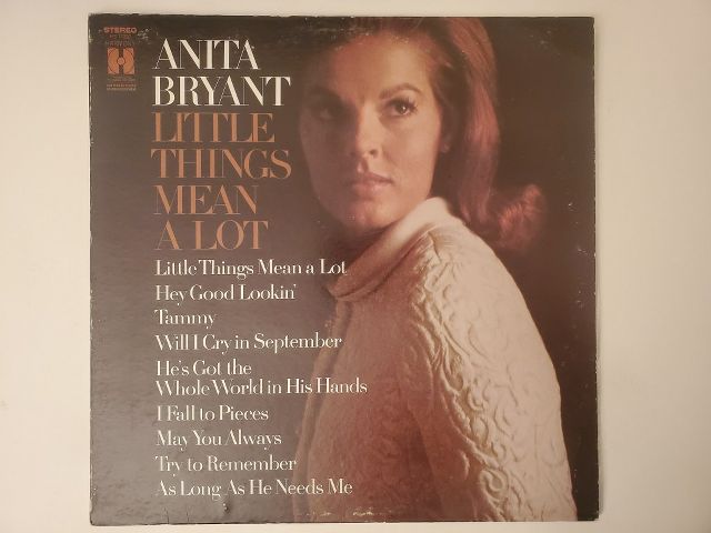 Anita Bryant Little Things Mean a Lot vinyl record
