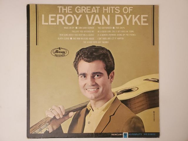 Leroy Van Dyke The Great Hits of Leroy Van Dyke vinyl record