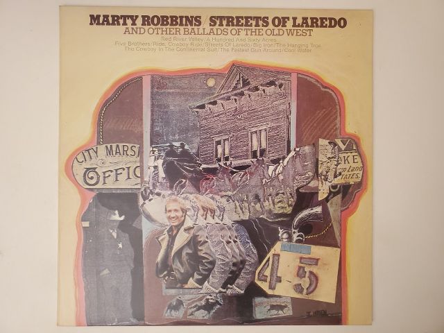 Marty Robbins Streets of Laredo and Other Ballads of the Old West vinyl record