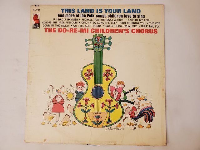 The Do-Re-Mi Children's Chorus This Land is Your Land vinyl record