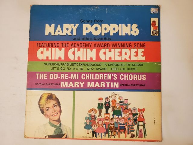 The Do-Re-Mi Children's Chorus Songs from Mary Poppins and Other Favorites vinyl record