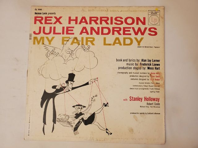 Original Broadway Cast My Fair Lady vinyl record