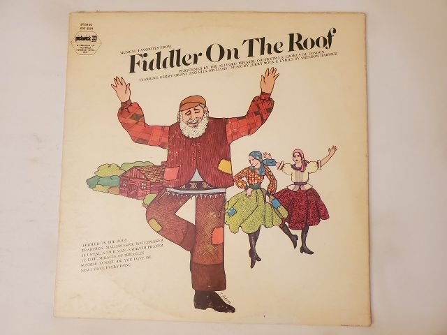 Allegro Theatre Orchestra & Chorus of London Musical Favourites from Fiddler on the Roof vinyl record