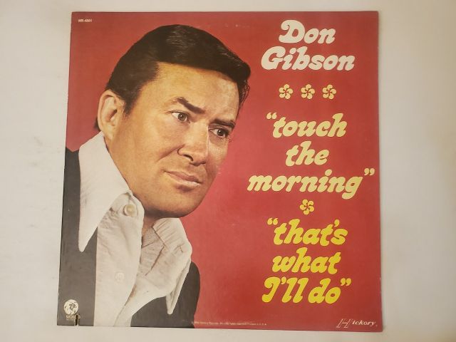 Don Gibson Touch the Morning vinyl record
