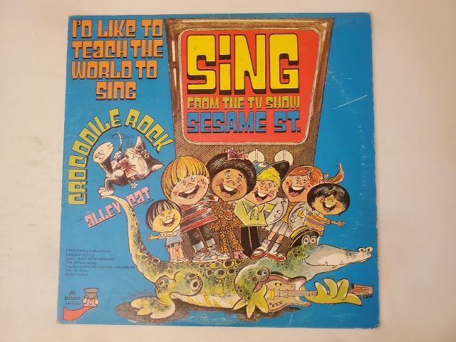 Sesame Street I'd Like to Teach the World to Sing vinyl record