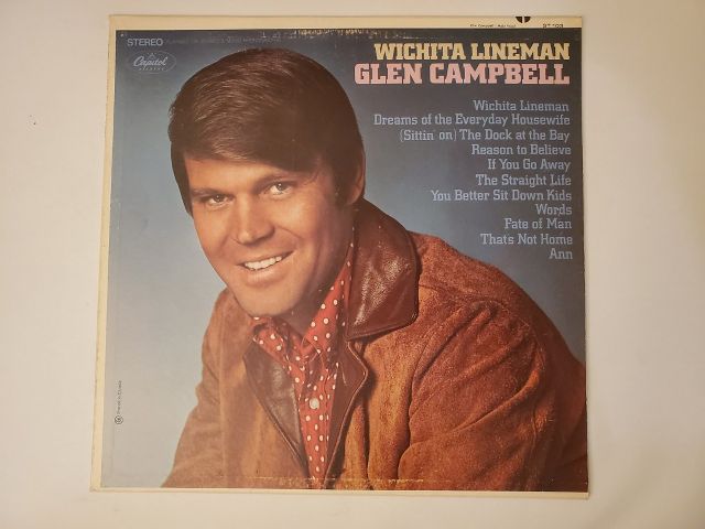 Glen Campbell Wichita Lineman vinyl record