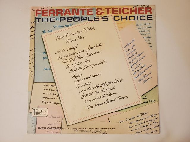 Ferrante & Teicher The People's Choice vinyl record