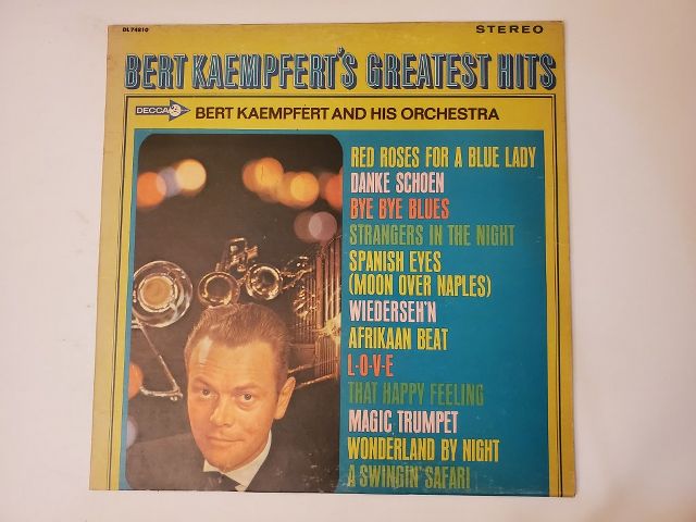 Bert Kaempfert Bert Kaempfert's Greatest Hits vinyl record