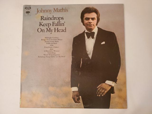 Johnny Mathis Raindrops Keep Fallin' On My Head vinyl record