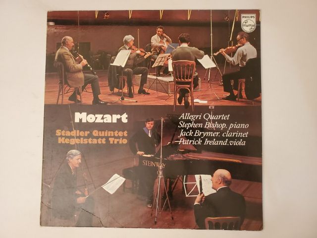 Wolfgang Amadeus Mozart Stadler Quintet, Kegelstatt Trio vinyl record