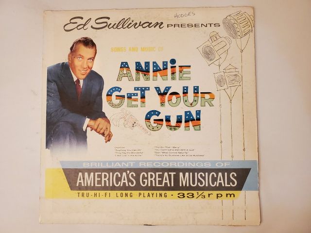 Ed Sullivan presents Annie Get Your Gun vinyl record
