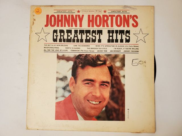 Johnny Horton Greatest Hits vinyl record