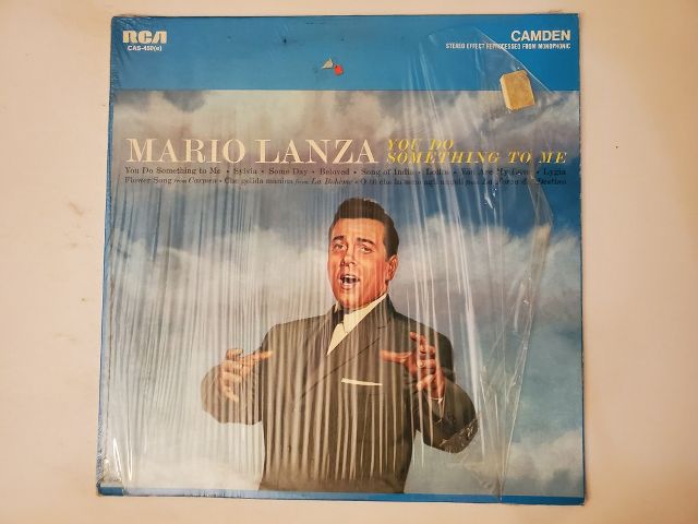 Mario Lanza You Do Something to Me vinyl record