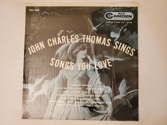 John Charles Thomas Sings Songs You Love vinyl record