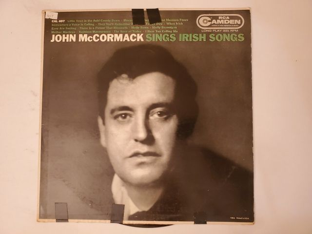 John McCormack Sings Irish Songs vinyl record