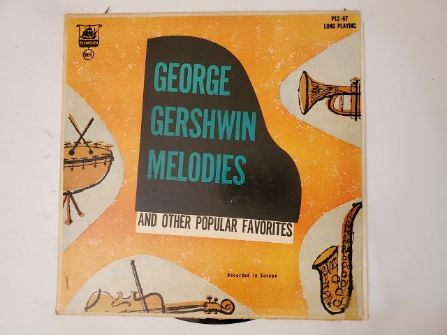 Unknown George Gershwin Melodies and Other Popular Favorites vinyl record