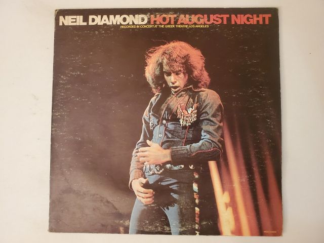 Neil Diamond Hot August Night vinyl record