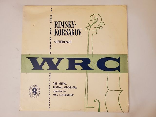 Rimsky-Korsakov Sheherazade vinyl record