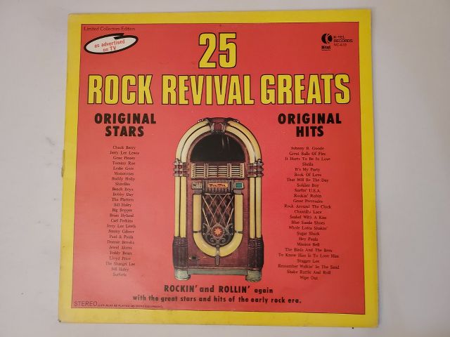 Various Artists 25 Rock Revival Greats vinyl record