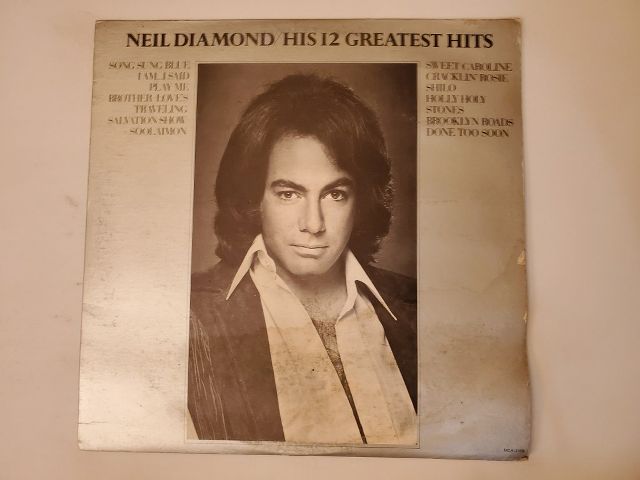 Neil Diamond His 12 Greatest Hits vinyl record