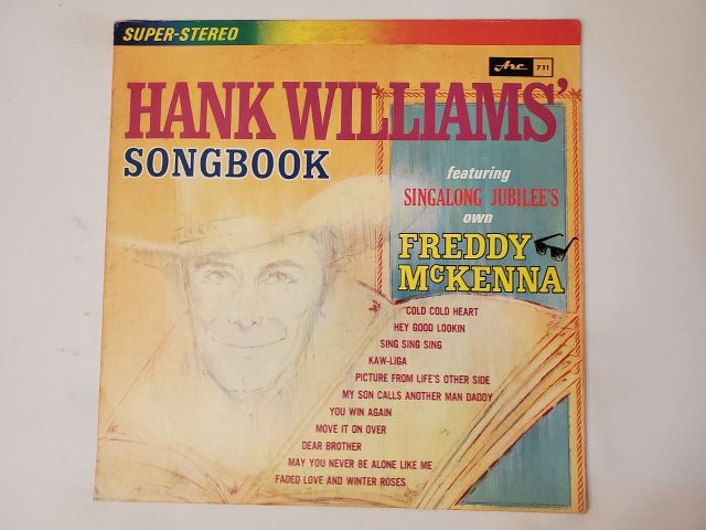 Freddy McKenna Hank Williams' Songbook vinyl record