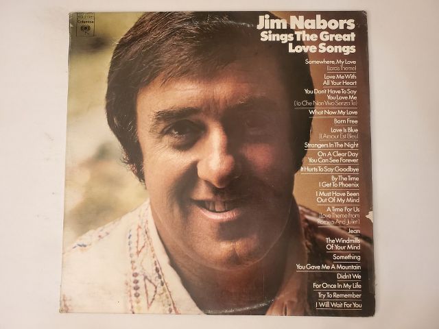 Jim Nabors Sings The Great Love Songs vinyl record