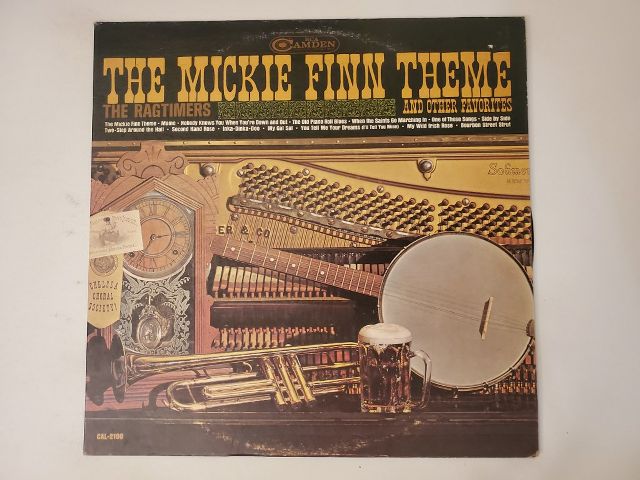 The Ragtimers The Mickie Finn Theme and Other Favorites vinyl record