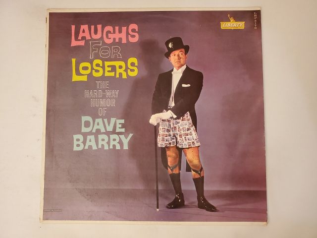Dave Barry Laughs for Losers vinyl record