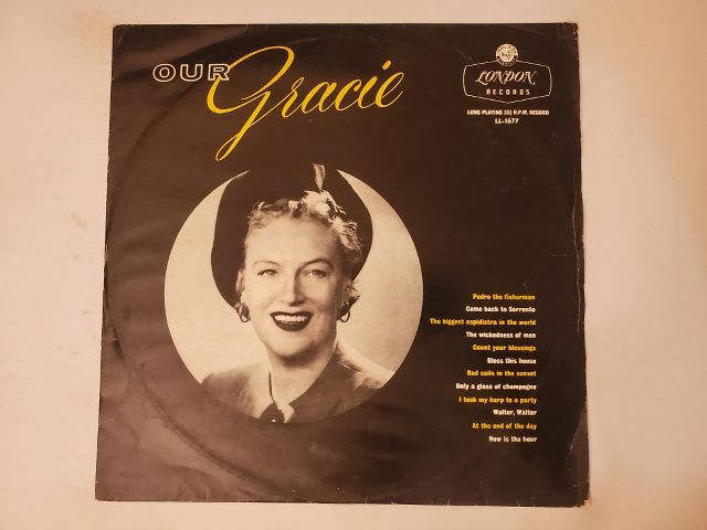 Gracie Fields Our Gracie vinyl record
