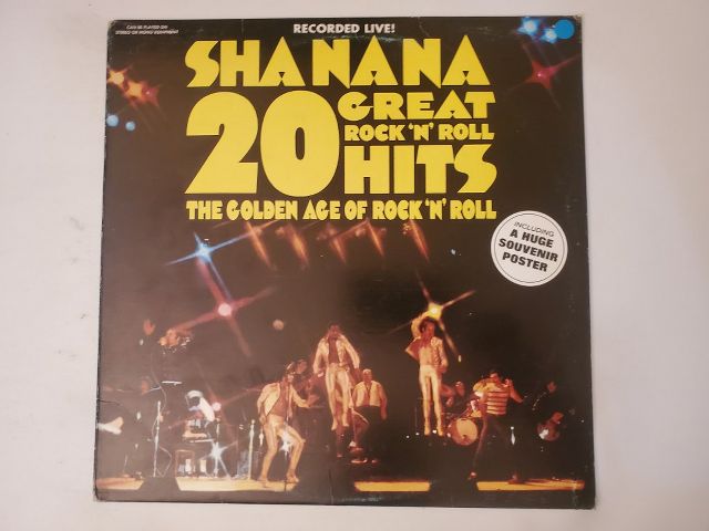 Sha Na Na 20 Great Rock 'N' Roll Hits: The Golden Age of Rock 'N' Roll vinyl record