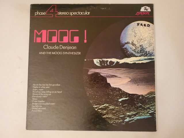 Claude Denjean Moog! vinyl record