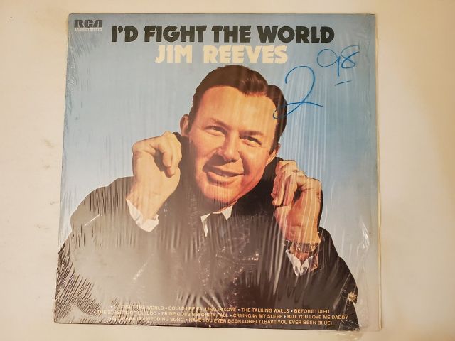 Jim Reeves I'd Fight the World vinyl record