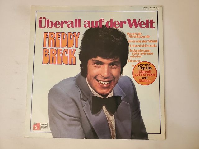 Freddy Breck ?berall auf der Welt vinyl record