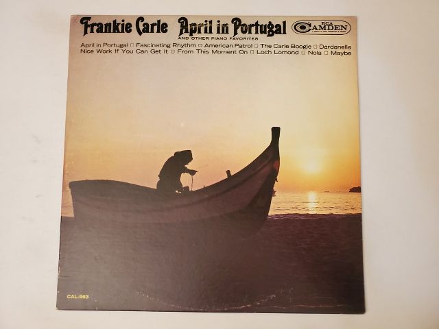 Frankie Carle April in Portugal vinyl record