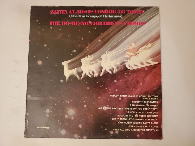 The Do-Re-Mi Children's Chorus Santa Claus is Coming to Town (The Fun Songs of Christmas) vinyl record