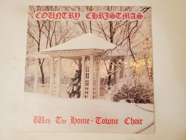 The Home-Towne Choir Country Christmas vinyl record