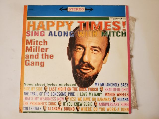 Mitch Miller and The Gang Happy Times! Sing Along with Mitch vinyl record